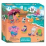 Quebra-Cabeça - 30 Peças - Madeira - Bichos em Férias - Nig Brinquedos