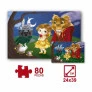 Quebra-Cabeça - 80 Peças - A Bela e a Fera - Pais e Filhos