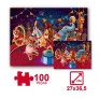 Quebra-Cabeça Infantil - 100 Peças - Circo - Pais e Filhos