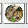 Quebra-Cabeça Redondo 500 Peças - Natureza Esplêndida - Onça Pintada - Pais e Filhos