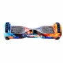 Skate Elétrico - Hoverboard Flash - Azul Camuflado - DM Toys