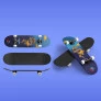 Skate Infantil Profissional - Dragão - Azul - Unitoys