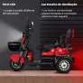 Triciclo Elétrico - Smart PAM - 800w Lithium - Vermelho - Plug and Move