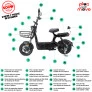 Bicicleta Elétrica - Super Sport PAM - 500w Lithium - Preta - Plug and Move
