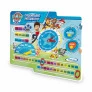Tabuleiro Infantil - Relógio Calendário Interativo - Patrulha Canina - Xalingo