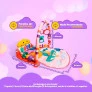 Tapete e Ginásio de Atividades com Piano Musical - Rosa - Zoop Toys