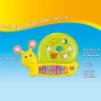Tecladinho Musical Infantil - Divertido Caracol - Amarelo - DM Toys