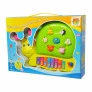 Tecladinho Musical Infantil - Divertido Caracol - Amarelo - DM Toys