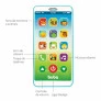 Telefone Infantil com Sons - Celular Baby Phone - Azul - Buba