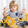 Trator de Controle Remoto - City Machine - Escavadeira - Multikids