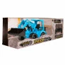 Trator de Controle Remoto - Pá Carregadeira - Azul - Unik Toys