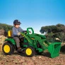 Trator Elétrico Infantil - John Deere - Ground Loader Escavadeira - 12v - Peg-Pérego