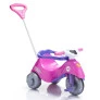 Triciclo Infantil com Empurrador Lelecita Rosa - Calesita
