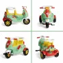 Triciclo de Passeio e Pedal - Moto Duo Color - Calesita
