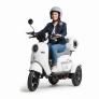 Triciclo Elétrico - MIA Tri 800w Lithium - Branco - Moto Chefe