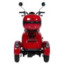 Triciclo Elétrico - MIA Tri 800w Lithium - Vermelho - Moto Chefe