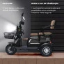Triciclo Elétrico - Smart PAM 800w 48v - Preto - Plug and Move 