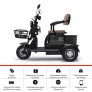 Triciclo Elétrico - Smart PAM 800w 60v Lithium - Preto - Plug and Move 