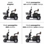 Triciclo Elétrico - Smart PAM 800w 60v Lithium - Preto - Plug and Move 