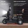 Triciclo Elétrico - Smart PAM 800w 60v Lithium - Preto - Plug and Move 