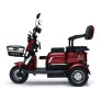 Triciclo Elétrico - Smart PAM 800w 60v Lithium - Vermelho - Plug and Move