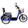 Triciclo Elétrico - Village PAM - Cesta - 800w Lithium - Azul - Plug and Move
