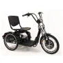 Triciclo Elétrico Lithium Freio a Disco com Ré Farol e Alarme Fox Preto - Duos Bike