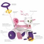 Triciclo Infantil - Passeio e Pedal - Tonkinha - Gatinha - Bandeirante