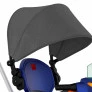 Triciclo Infantil - Passeio e Pedal - Velobaby Reclinável - Azul-Preto - Bandeirante