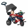 Triciclo Infantil - Passeio e Pedal - Velobaby Reclinável - Azul - Bandeirante