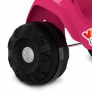 Triciclo Infantil - Passeio e Pedal - Velobaby Reclinável - Rosa-Preto - Bandeirante