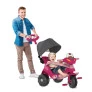 Triciclo Infantil - Passeio e Pedal - Velobaby Reclinável - Rosa - Bandeirante