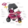 Triciclo Infantil - Passeio e Pedal - Velobaby Reclinável - Rosa - Bandeirante