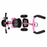 Triciclo Infantil com Apoiador - Passeio e Pedal - Rosa - Zippy Toys