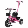 Triciclo Infantil com Apoiador - Passeio e Pedal - Rosa - Zippy Toys