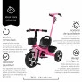 Triciclo Infantil com Apoiador - Passeio e Pedal - Rosa - Zippy Toys