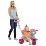 Triciclo Infantil com Capota - Passeio e Pedal - Rosa - Bandeirante