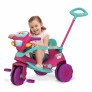 Triciclo Infantil Velobaby - Passeio e Pedal - Rosa - Bandeirante