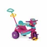 Triciclo Infantil Velobaby - Passeio e Pedal - Rosa - Bandeirante