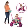 Triciclo Infantil Velobaby - Passeio e Pedal - Rosa - Bandeirante