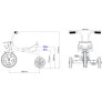 Tamanho Triciclo Infantil You 3 Girl - Nathor 