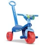 Triciclo Com Haste Removível - Triciclo Tchuco Smurfs - Azul - Samba Toys