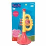 Trompete Infantil - Peppa Pig - Amarelo e Rosa - Candide