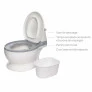 Troninho Infantil com Som - Vaso Sanitário - Cinza - Zippy