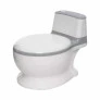 Troninho Infantil com Som - Vaso Sanitário - Cinza - Zippy