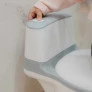 Troninho Infantil com Som - Vaso Sanitário - Cinza - Zippy