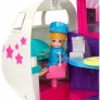 Veículo e Boneca - 2 em 1 - Polly Pocket - Jatinho Fabuloso - Mattel
