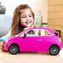 Veículo e Boneca - Barbie - Fiat 500 - Carro Conversível da Barbie - Mattel