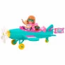 Veículo e Boneca - Barbie Chelsea Can Be - Pilota de Avião - Mattel
