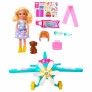 Veículo e Boneca - Barbie Chelsea Can Be - Pilota de Avião - Mattel